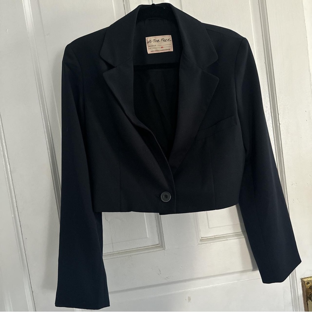 Free People cropped blazer
